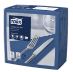 Servetten Tork Dinner Advanced 39x39cm Donker Blauw  2lg. 4-vouw (478756)
